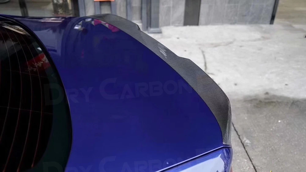 Стиль PO для BMW 5 серии G30 F90 M5 Sedan 2017-2019 Задний багажник Duck Спойлер из углеродного