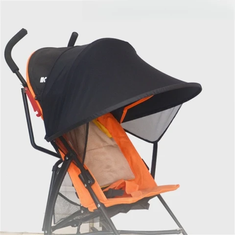 Stroller Sun Canopy Awning Sunshade Cover Pushchair Roof Pushchair Basket Sunshade Cover Baby Buggy Replace Roof Pram Covers