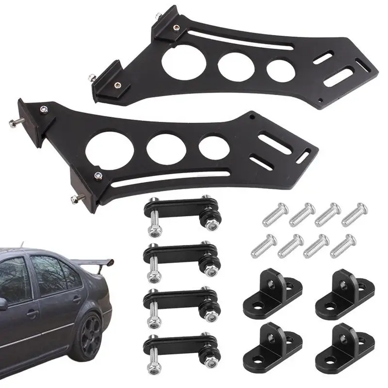 

Кронштейны для крепления заднего крыла, универсальные легкие автомобильные ножки из алюминиевого сплава для спойлера, универсальный монтажный кронштейн для заднего крыла