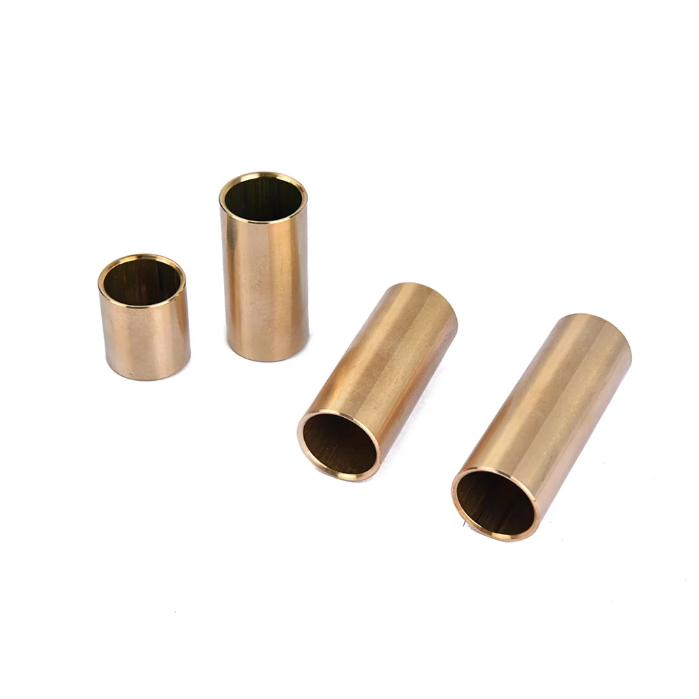 

4 pcs Guitar Slides Set Brass Standard Stainless steel Slide Bar Finger Slide Guitar Parts for Guitar Country Jazz