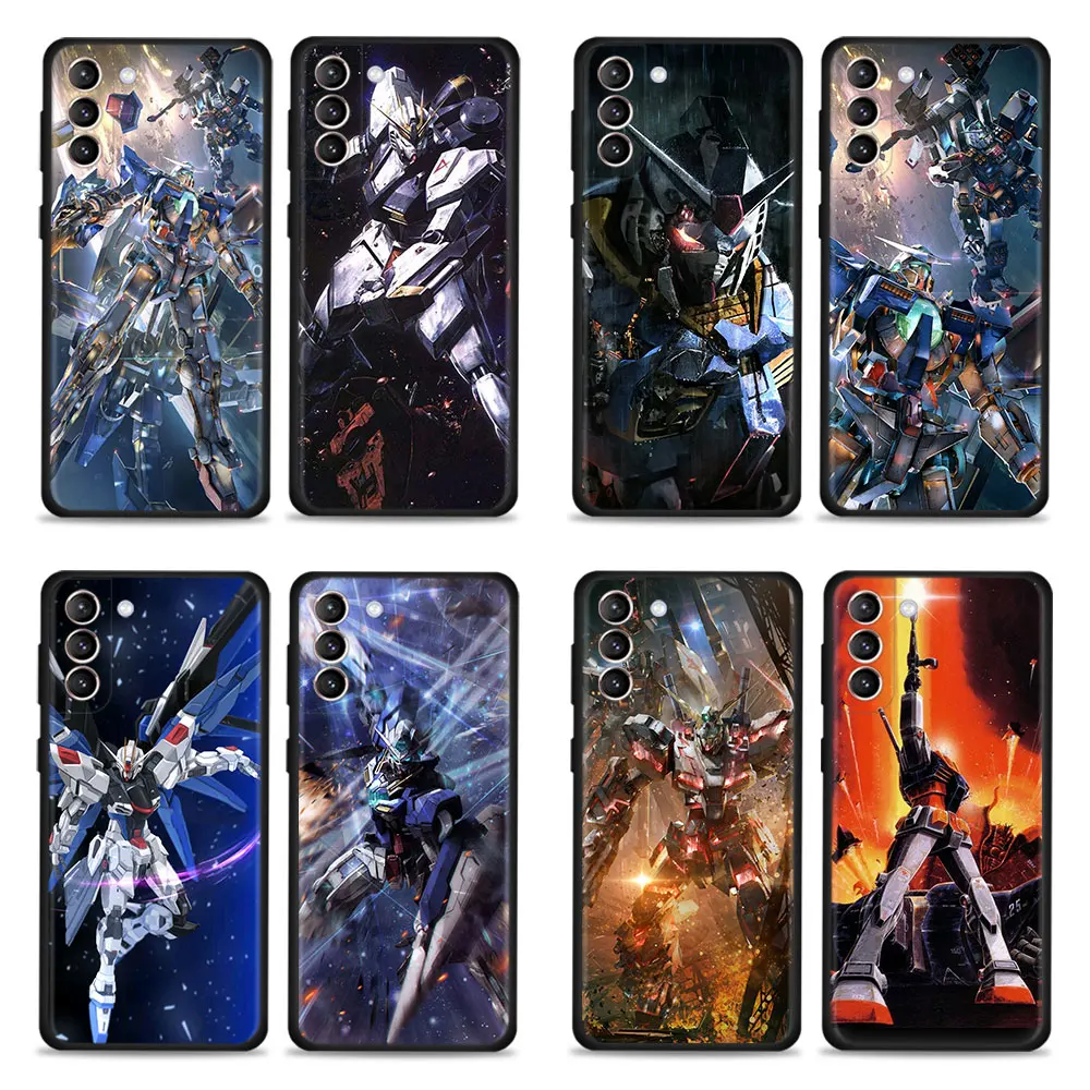 

Anime Gundam Robot Case For Samsung Galaxy S21 S20FE S22 S21 S20 Ultra Cover S10 S9 Plus S10e S8 Note 20 Ultra Silicone Funda