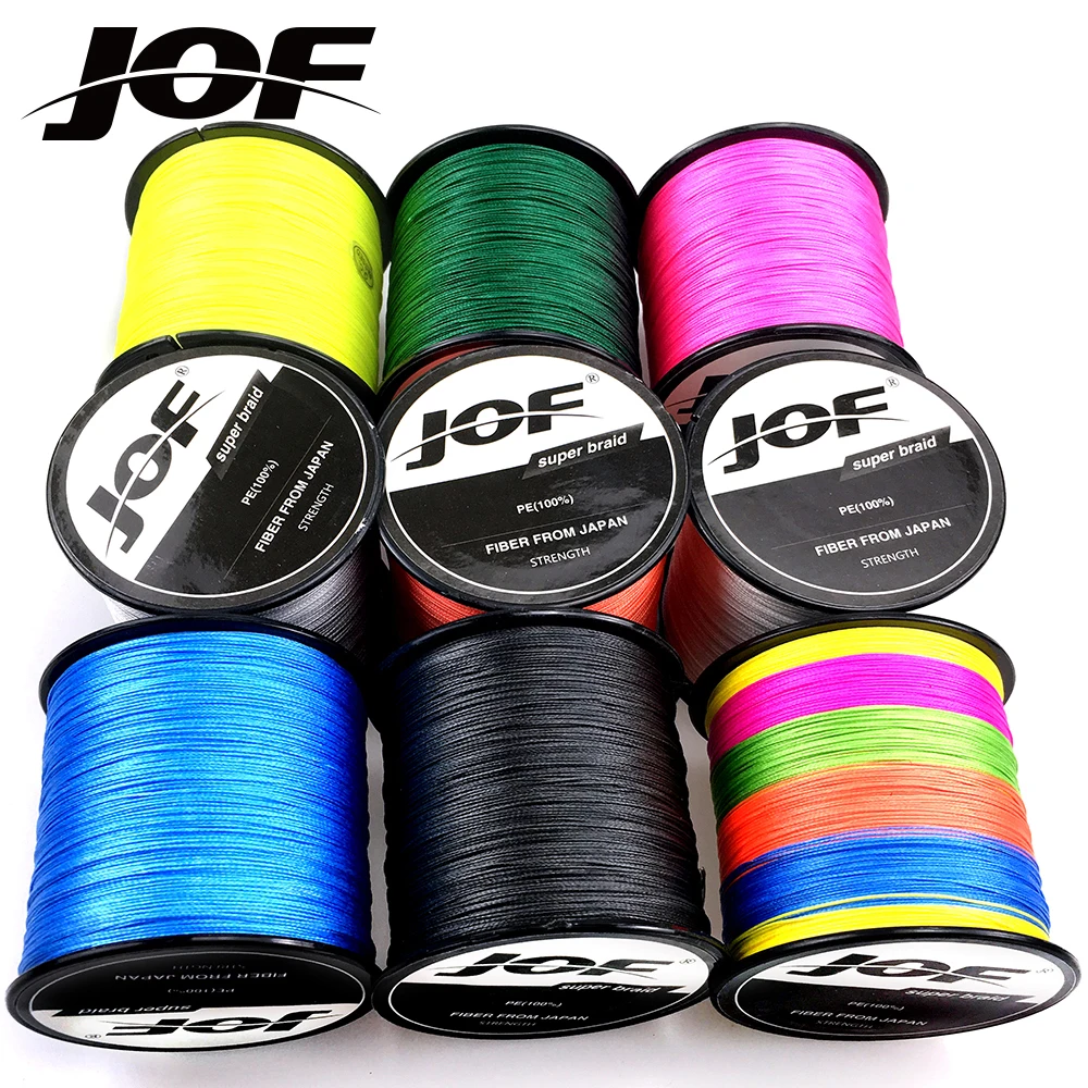 

JOF Fishing Line River Line 0.14-0.5mm Super Strong Multifilament Smooth Wire 8 Strands Braids 1000M 500M 300M 100M