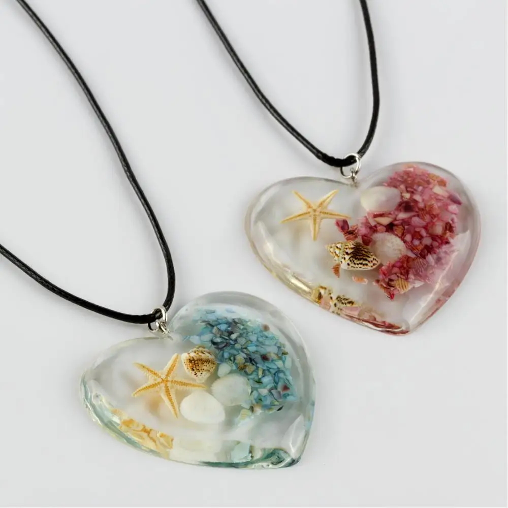 

Epoxy live necklace