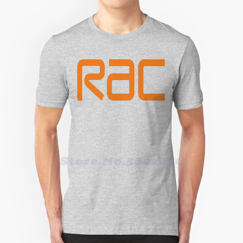 

RAC PLC Casual Streetwear Print Logo T-shirt Graphic 100% Cotton Tee