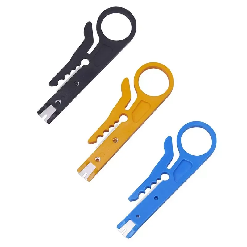

Mini Portable Wire Stripper Knife Crimper Pliers Multifunction Crimping Tool Cable Stripping Wire Cutter 3 Colors