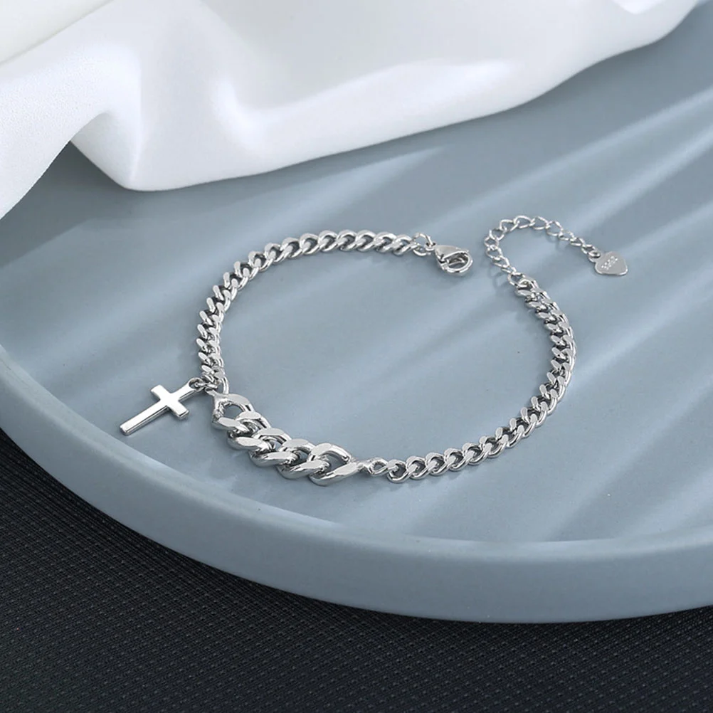 Cross Bracelet Fashion Wrist Chain Personalized Bracelet Dainty Wristband images - 6