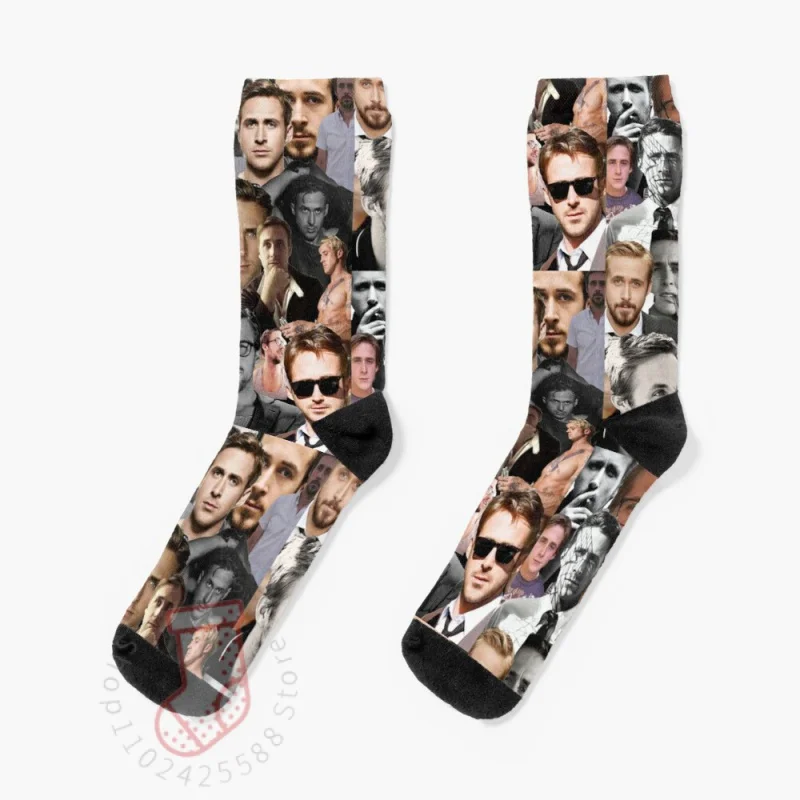 Ryan Gosling Collage Socks Sports And Leisure Gift For Man