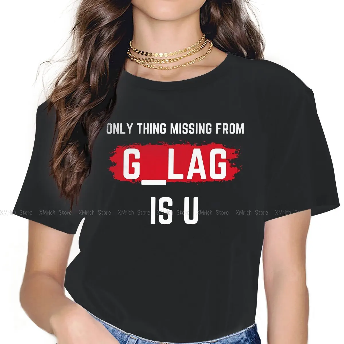 

Missing From Gulag Women Clothing COD Warzone Game Graphic Female Tshirts Vintage Grunge Loose Tops Tee Kawaii Girls