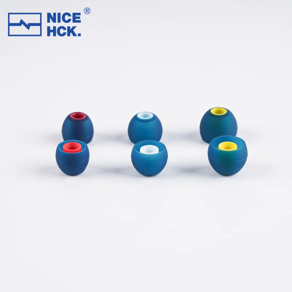 NiceHCK 08 Силиконовые насадки для ушей мягкие шумоизоляционные амбушюры S M L
