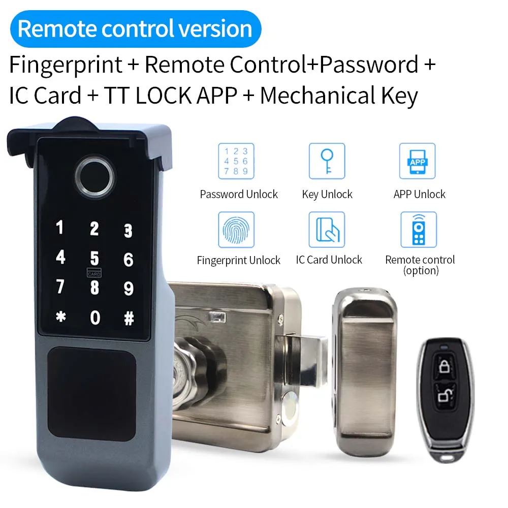 

LUCKING DOOR Bluetooth умный дверной замок с отпечатком пальца