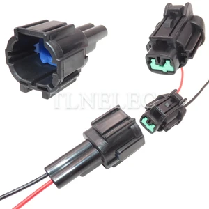 2 Pin Way Auto Fog Lamp Wiring Terminal Connector with Wires Car Wire Cable Sockets For Nissan PB295-02020 6188-0552 6918-1774