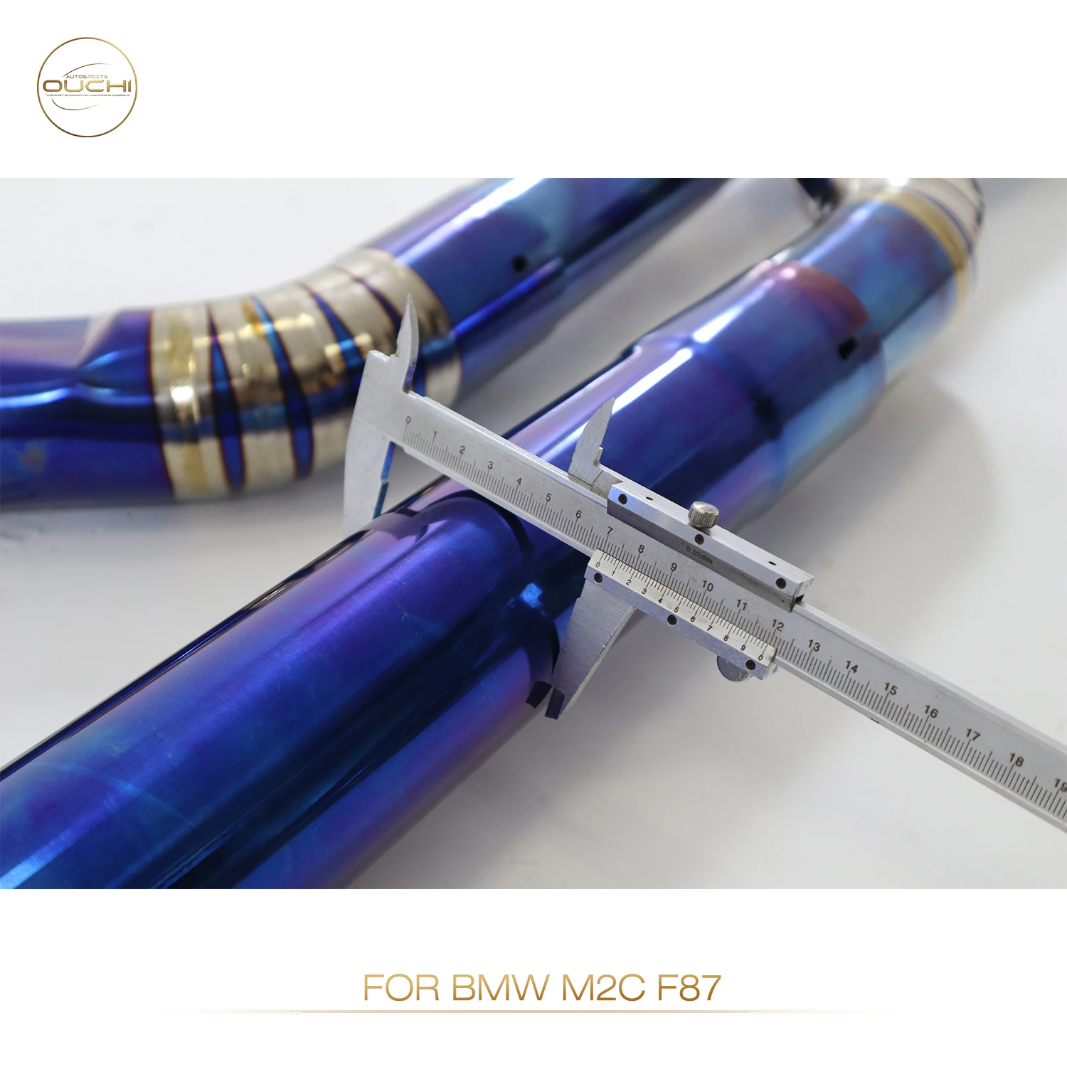 Выхлопная система OUCHI с титановым покрытием для BMW M2C M2 Competition F87 3 0 T S55 глушитель