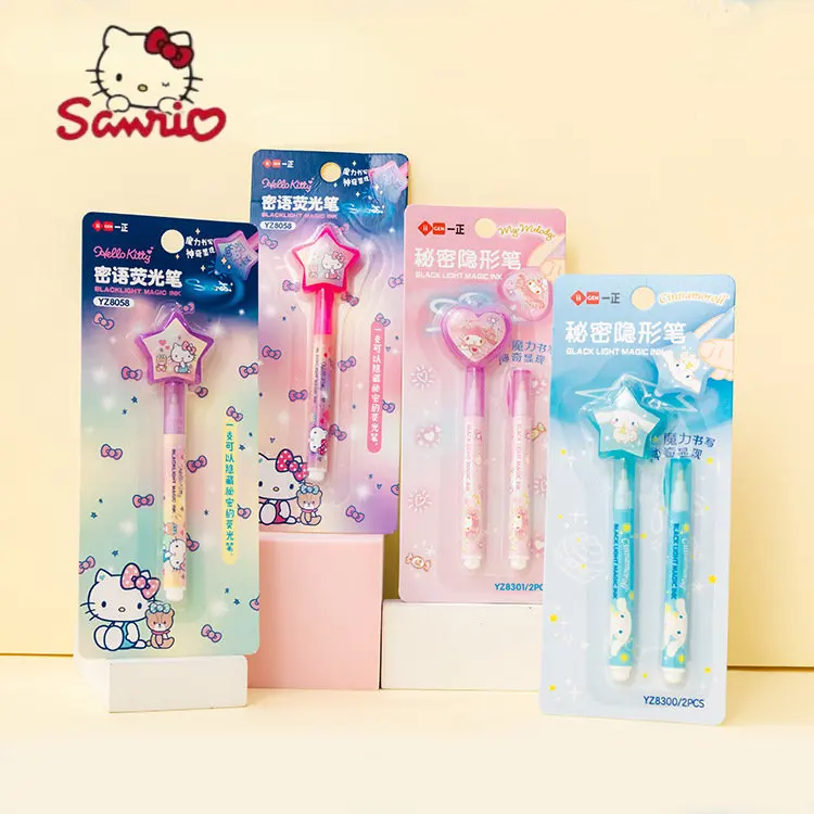 

Sanrio Cinnamoroll Fluorescent Pen Exam Marking Pen Melody Color Cute Student Journal Pen Fluorescent Invisible Handwriting