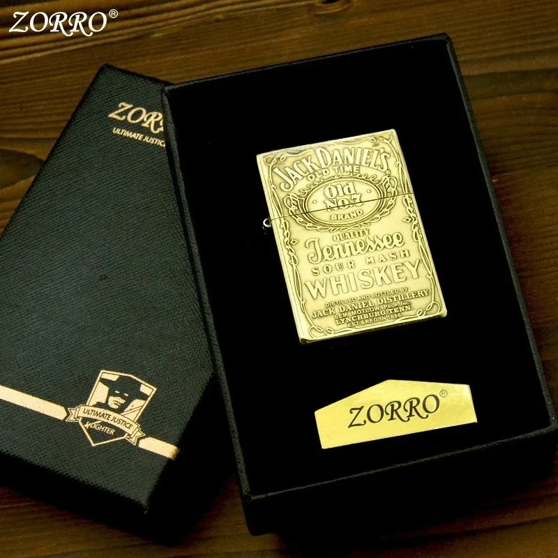 Новая ретро-зажигалка ZORRO 2026 с гравировкой, керосиновая, персонализированная, креативная, бутик-качество, подарок для мужчин (art.: 3920db07083dd) - 3920db07083dd