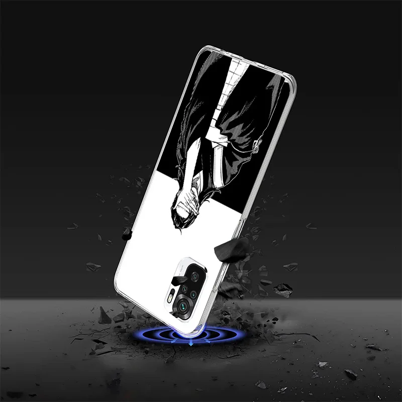 Фото Чехол для телефона JujuKaisen Geto Suguru для Xiaomi Redmi Note 14 13 12 11 10 Pro Plus 12S 11S 11T 11E 10S 9 9S Soft Fundas Shell №3