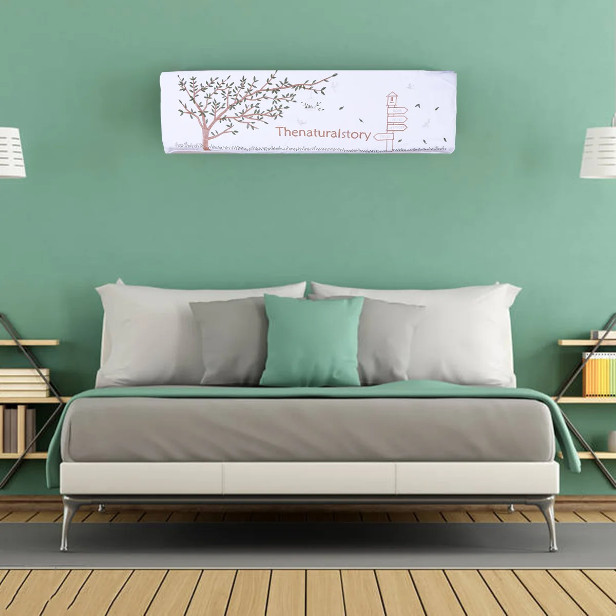 

Air Cover Conditioner Hanging Conditioning Decorative Indoor Outdoor Window Ac Units Covers Wall Waterproof Cleaning