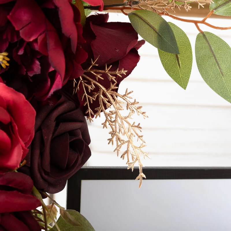 2 Шт. Искусственные Угловые Треугольные Цветы В Стиле Ретро Гирлянда Свадебная