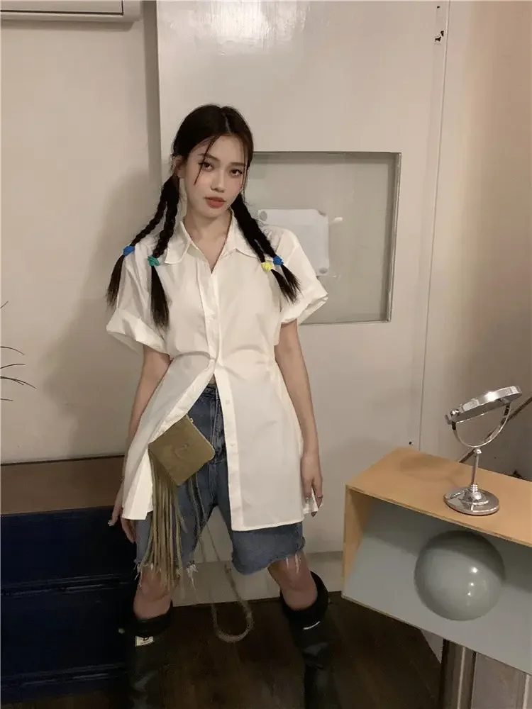 Женская рубашка и блузка Деловые женские топы тканые офисные наряды с лацканами