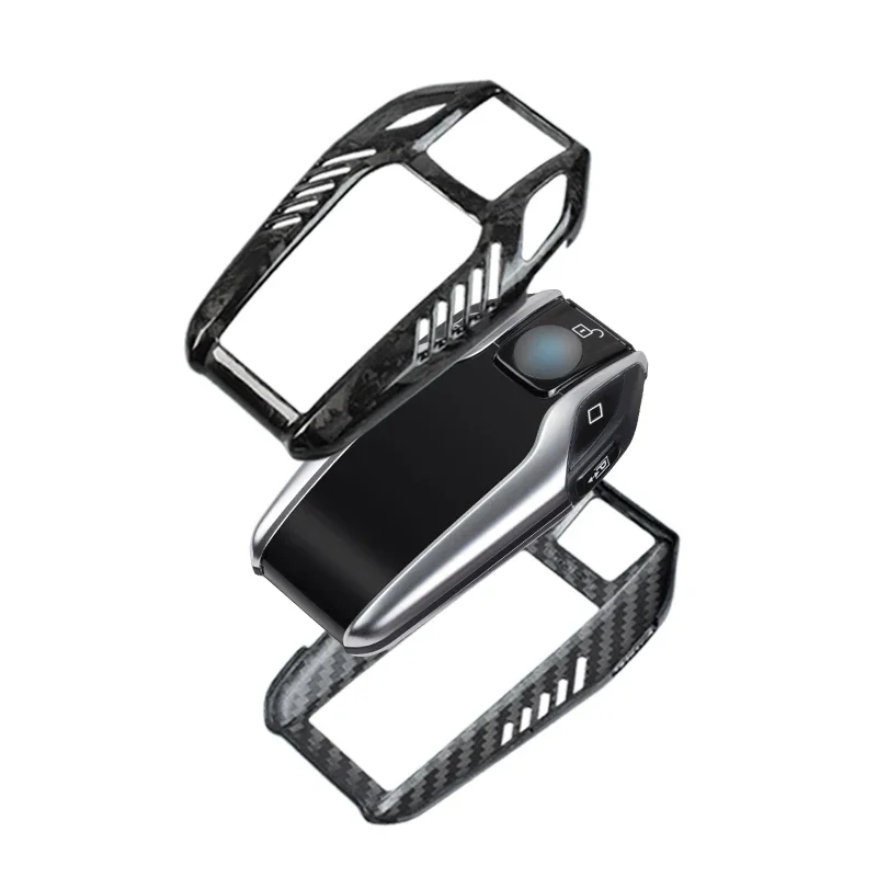 Чехол для ключей из углеродного волокна BMW 5 6 GT 7 730Li 740 740Li 750Li 760Li I8 X3 X4 X5 X6 X7 Smart Display