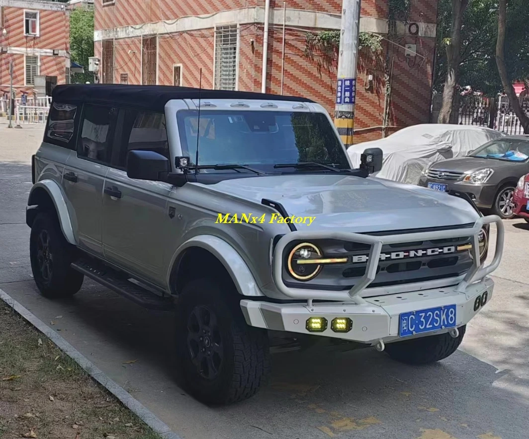 Стальной передний бампер Deluxe 4x4 для Ford Bronco U725 21+