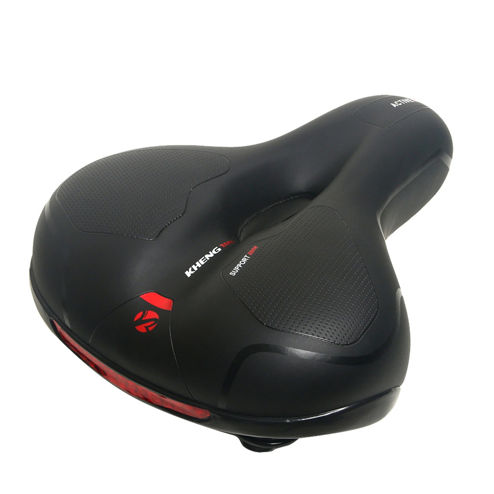 

Утолщенное сиденье для горного велосипеда, высокоэластичная Широкая мягкая светоотражающая лента, амортизирующее безопасное велосипедно...