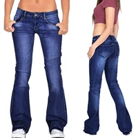yp9049 womens jeans 2022 spring sexy streetwear fashion casual low waist skinny denim flared pants