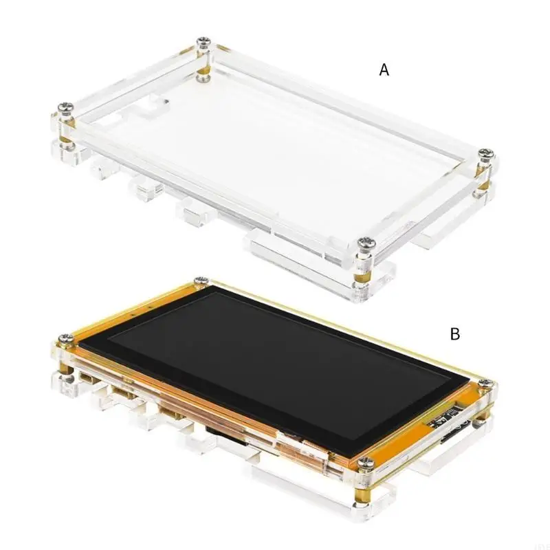 Фото Случай для ESP32 ESP32S3 комплект разработки акриловый корпус с 4.3 Красочный дисплей IPS для беспрепятственного обучения №2