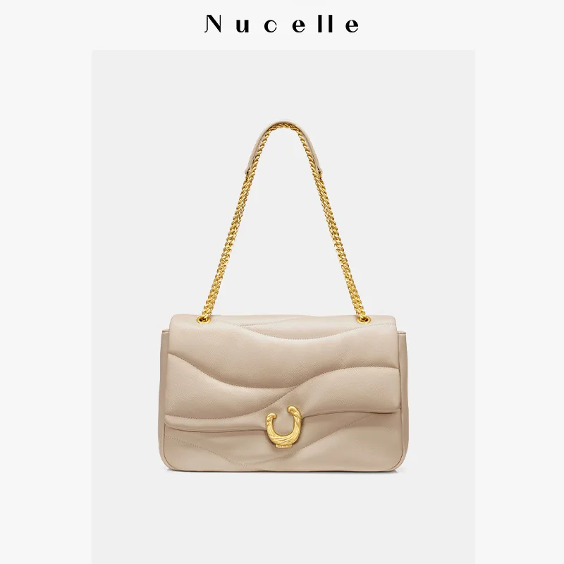 Сумка Hailang Новинка осени 2023 сумка на цепочке для подмышек через плечо