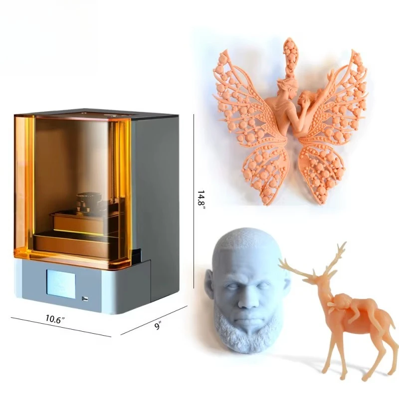 Фото Высококачественный недорогой новый настольный 3D-принтер для печати из смолы (цена) №3