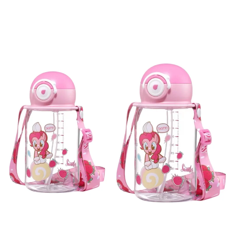 

My little pony anime cartoon summer water cup large capacity high transparent belt scale male and female primary school students