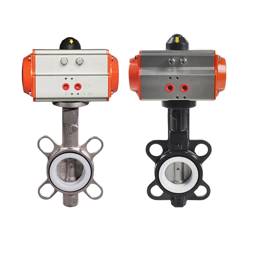 Новая модель пневматического привода 2-дюймовый 2-ходовой клапан EPDM резиновое