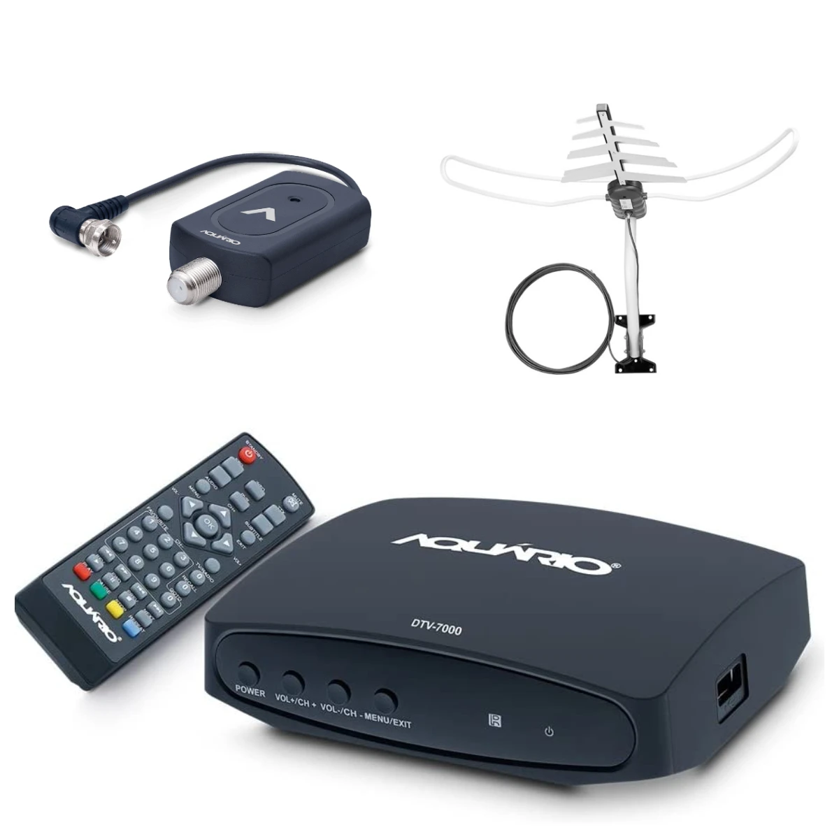 

Dtv7000S Antenna Dtv3000 and Amplifier Digital Converter Kit