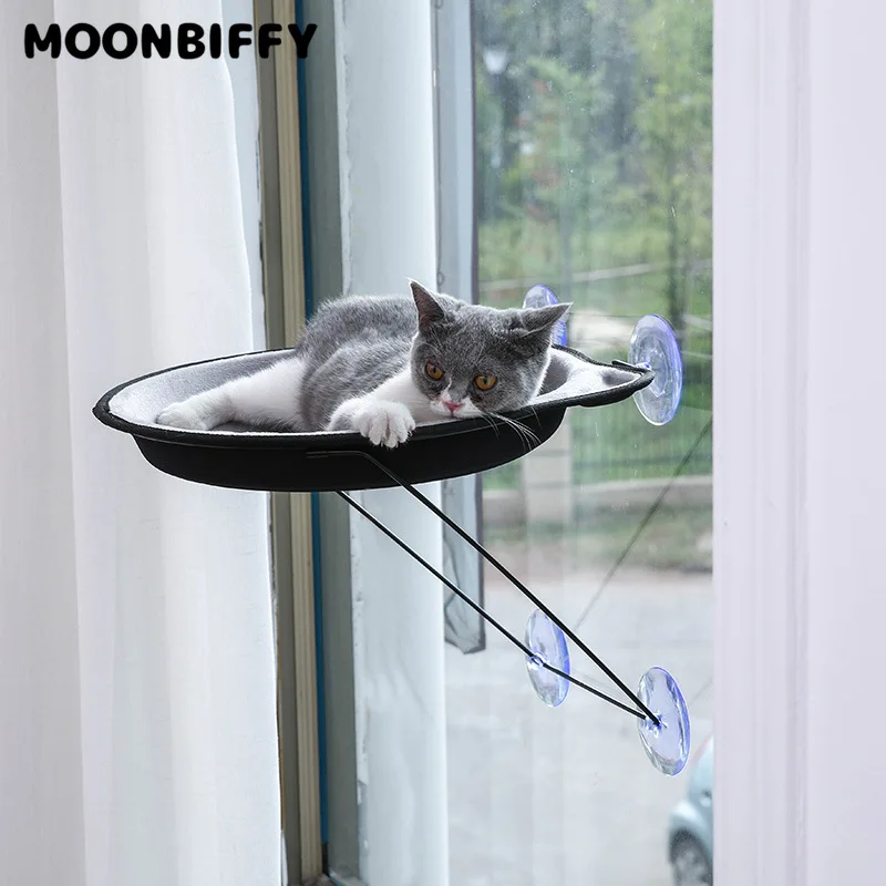 

Pet Hanging Bed Cat Sucker Hammock EVA bed Sunny Seat Window Mount Pet Cat Hammock Comfortable Soft Pet Nest For Cat Accessories