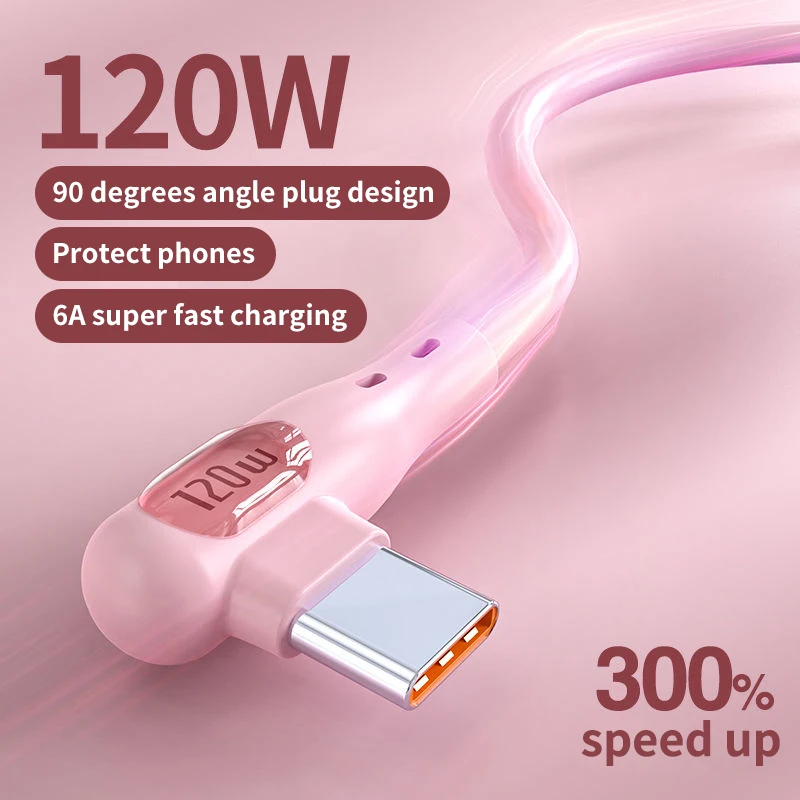 CAFELE игровой кабель для мобильного телефона в локте iPhone 15 быстрая зарядка 6А 120Вт