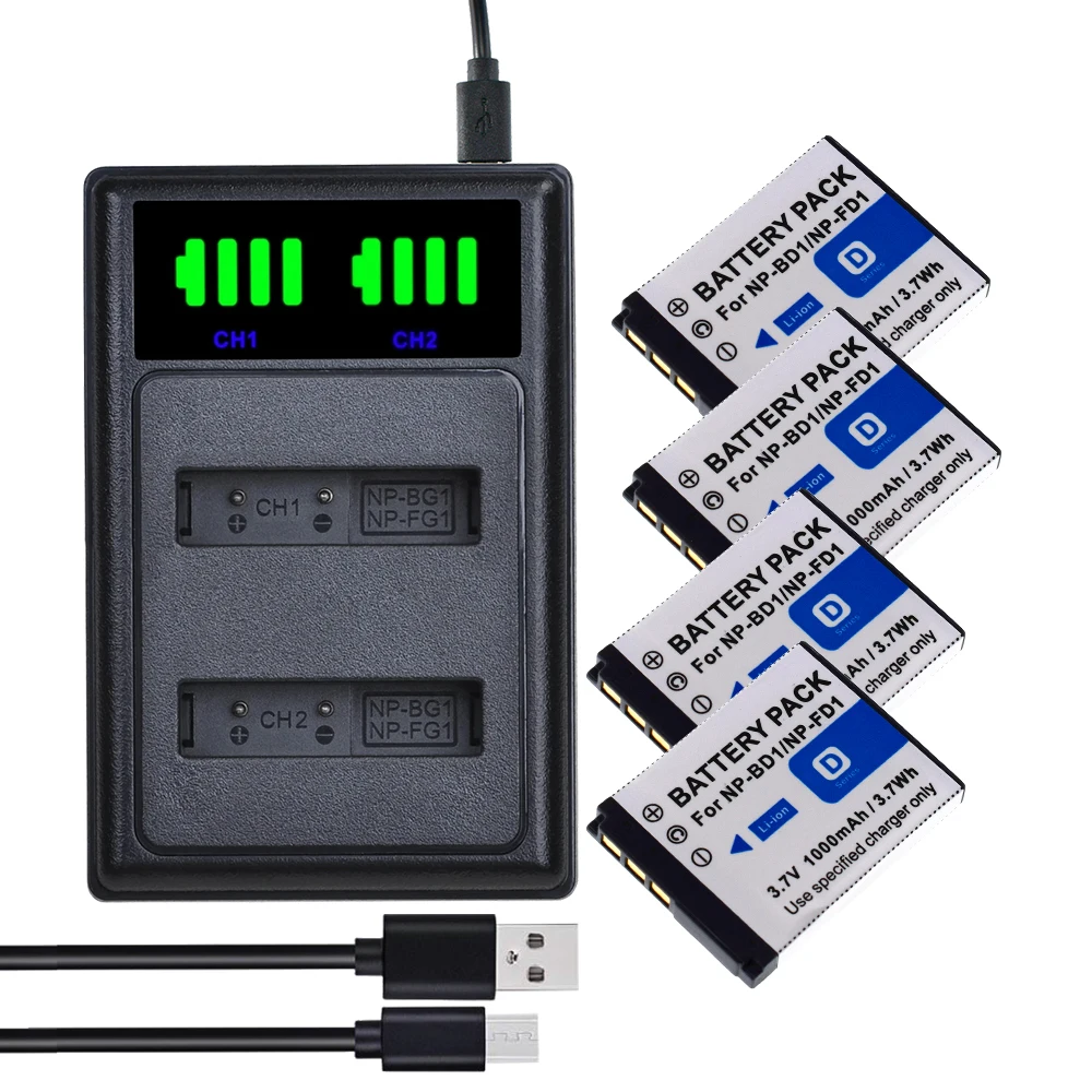 Аккумулятор + двойное зарядное устройство для SONY DSC-T2 T200 T70 T77 TX1 T700 T300 T500S T90 T900