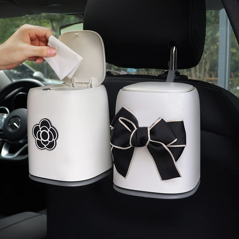 

Высококачественное Модное Автомобильное ведро для мусора, подвесное ведро для хранения, украшение для мусорного бака