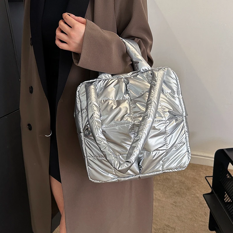 Черные серебристые женские сумки дизайнерская стеганая сумка на плечо Роскошная