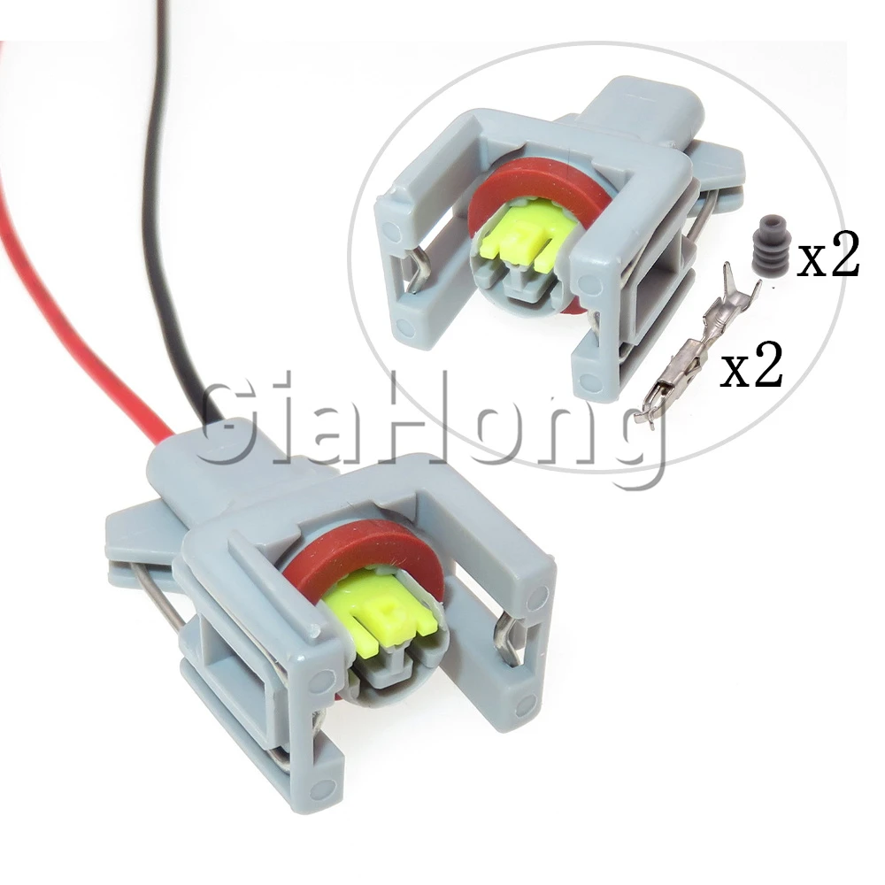 1 компл. 2 способа 240PC024S8014 дизельный топливный инжектор с проволочной розеткой 1743486-3 Автомобильная топливная направляющая сопла водонепроницаемый разъем 10811963