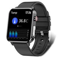 2021 new ecg mens smart watch with body temperature heart rate blood pressure monitor health smart bracelet for huawei xiaomi