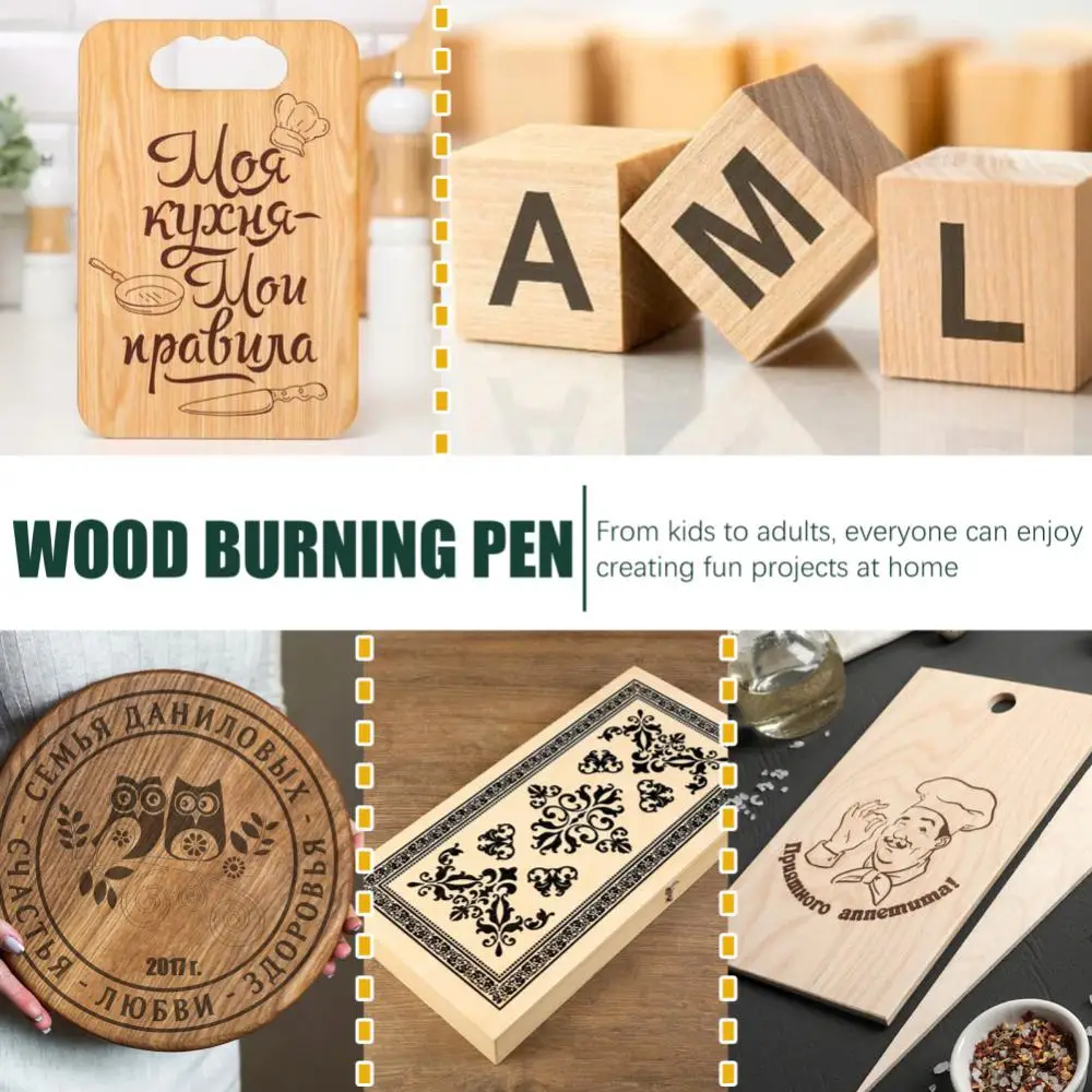 

Wood Burning Pen Wooden Plastic Burning Pen Suit Multipurpose Writing Instruments Contour Pencil Arpenters Stores