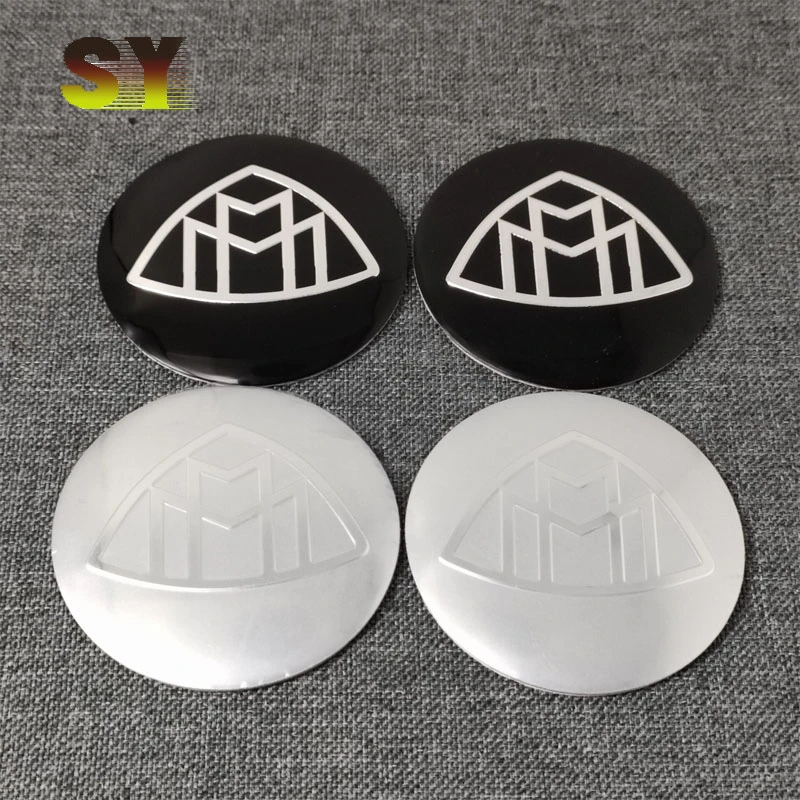 

Car Wheel Cover Labeling 56MM Center Cover Car Logo Metal Decoration Stickers Modified Accessories For Maybach