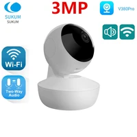 v380 pro 3mp ip camera wifi baby monitor mini indoor cctv security smart home audio video surveillance camera wireless