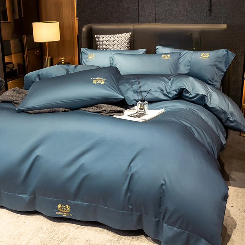 

Nordic Luxury Bedding Set Soft Winter Conforter Bed Sheets Pillowcases Bedroom Bedding Set Ropa De Cama Home Textile DB60CD