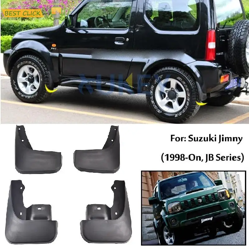 

Брызговики для Suzuki Jimny Sierra Wide (JB) 1998-On Chevrolet Jimny, брызговики, брызговики