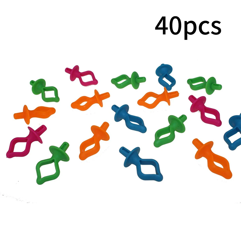 

40pcs Bobbin Holder Silicone Clamp Thread Spools Organizer Clips Set Sewing Machines Accessories Adjustable Tools Embroidery Kit