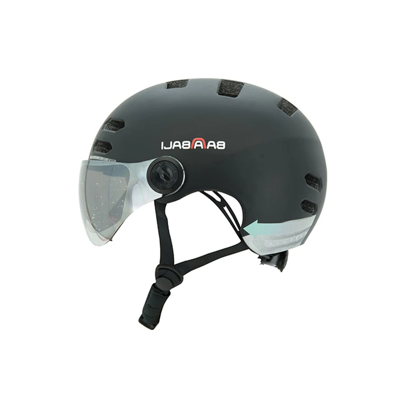 Baabali Hot Selling Helmet Smart LED Warning Flash Riding Scooter Helmet With Light For Electric Scooter