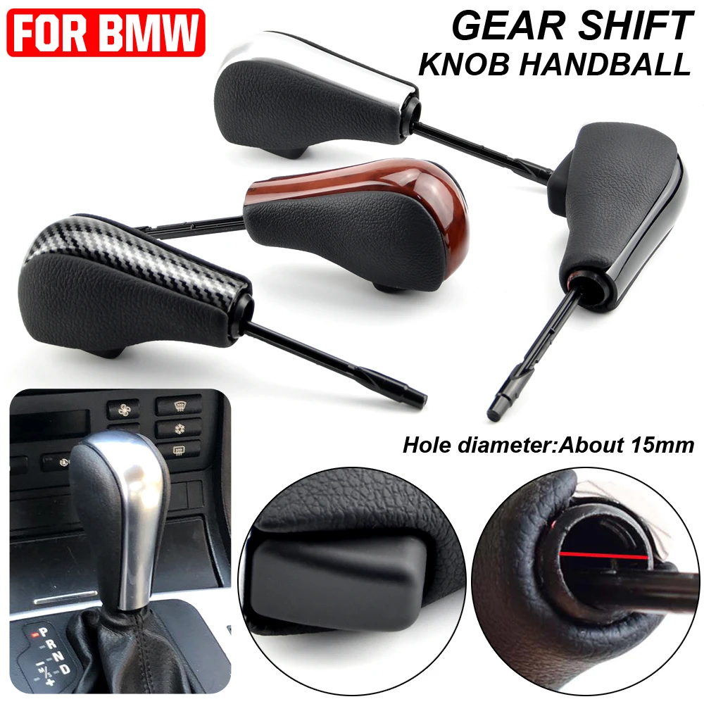 

Automatic AT Short Long Gear Stick Car Shift Gear Knob For BMW E81 E82 E87 E90 E91 E92 E93 E36 E38 E39 E46 Z4 Z3 E53 E60 X5 X3