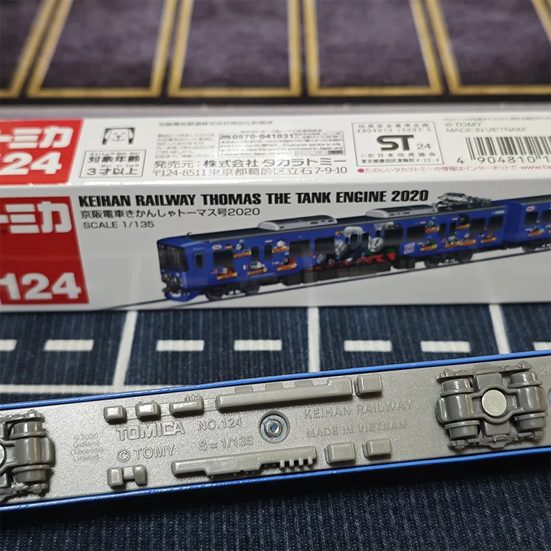 Оригинальная модель Tomica Long No.124 Keihan Train Thomas the Tank Engine 2020, литая под давлением, из сплава, миниатюрный железнодорожный состав, игрушка, подарок для детей (art.: 3920d99dec385) - 3920d99dec385