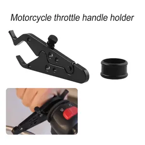 For Mb-Ot312-Bk High Grade Aluminum Lock Assist Retainer Universal Wrist Grip Motorcycle Cruise Control Throttle Fast Delivery