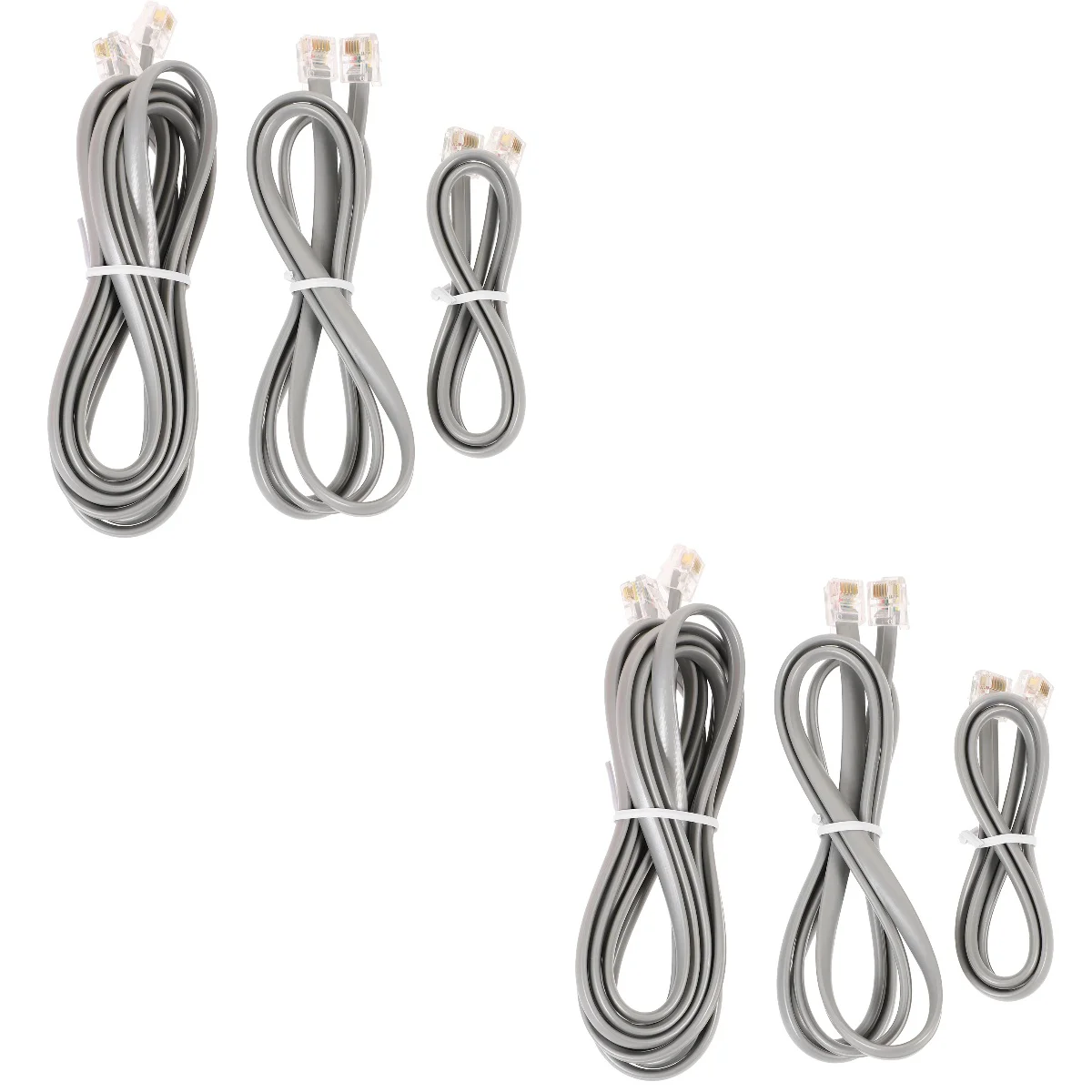 

6 pcs Professional Telephone Cord Telephone Cable Extension Wire Wire Telephone Extension Cord Telephone Wire